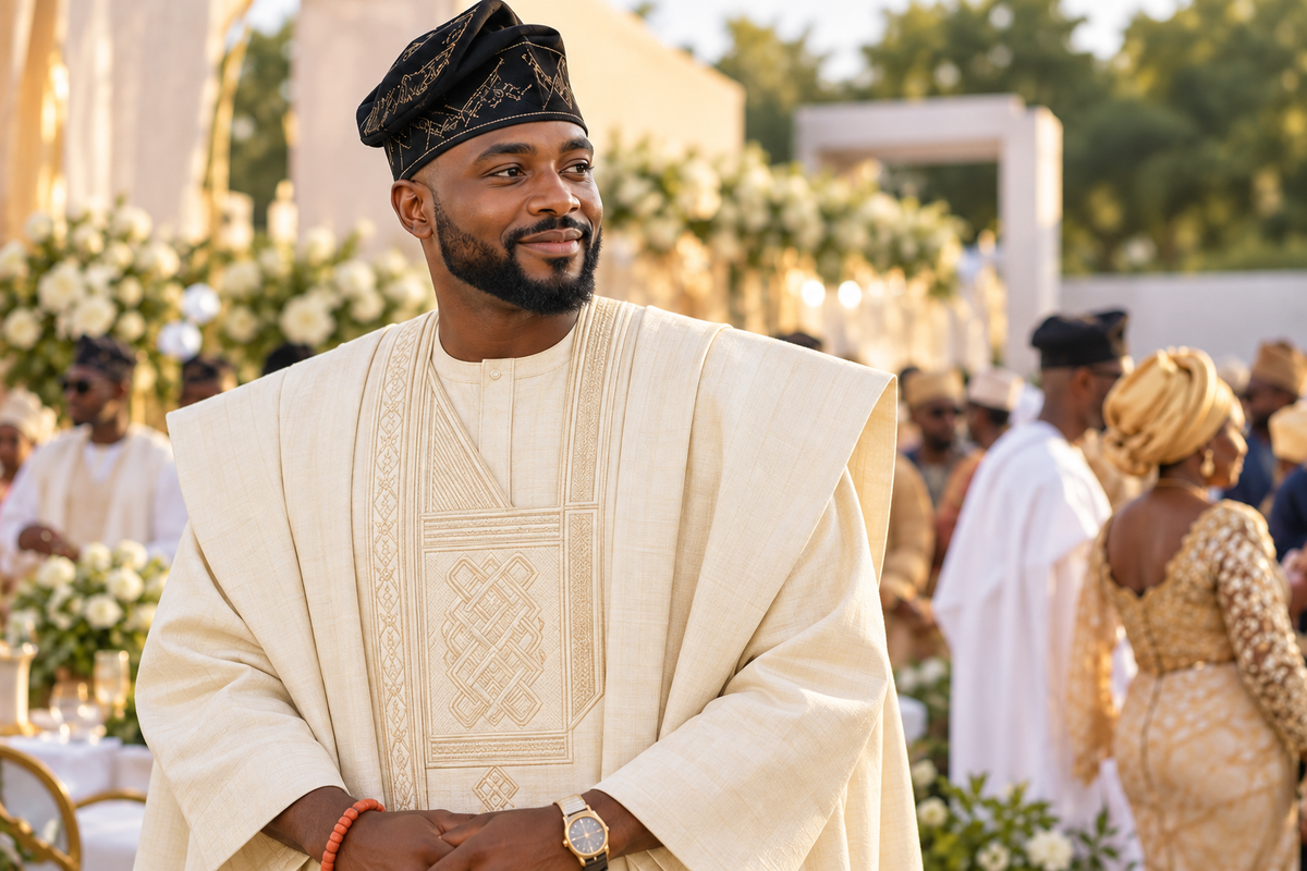 Yoruba Fìlà (Fila) Cap for a Wedding: What to Wear as a Guest or Groom