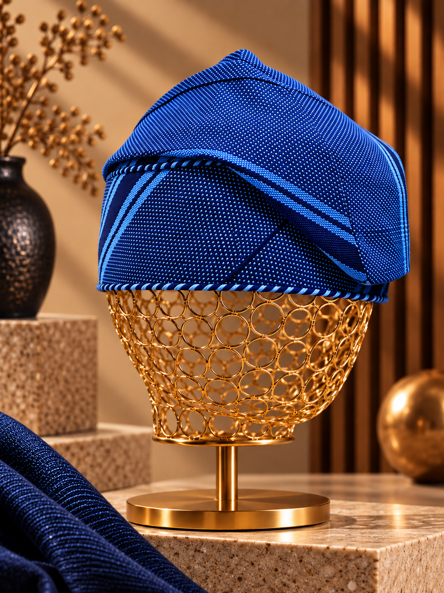 Blue Yoruba Fìlà Caps