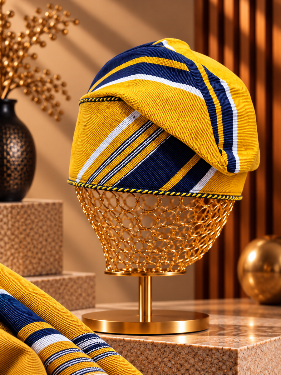 Yellow Yoruba Fìlà Caps