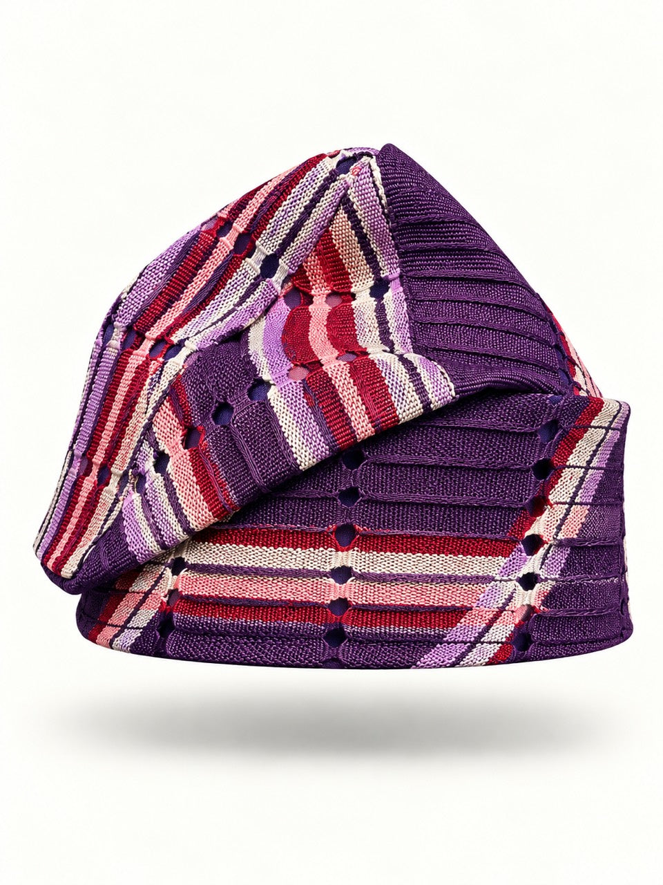 Purple Handmade Yoruba Fìlà Cap — NF-Purple 122