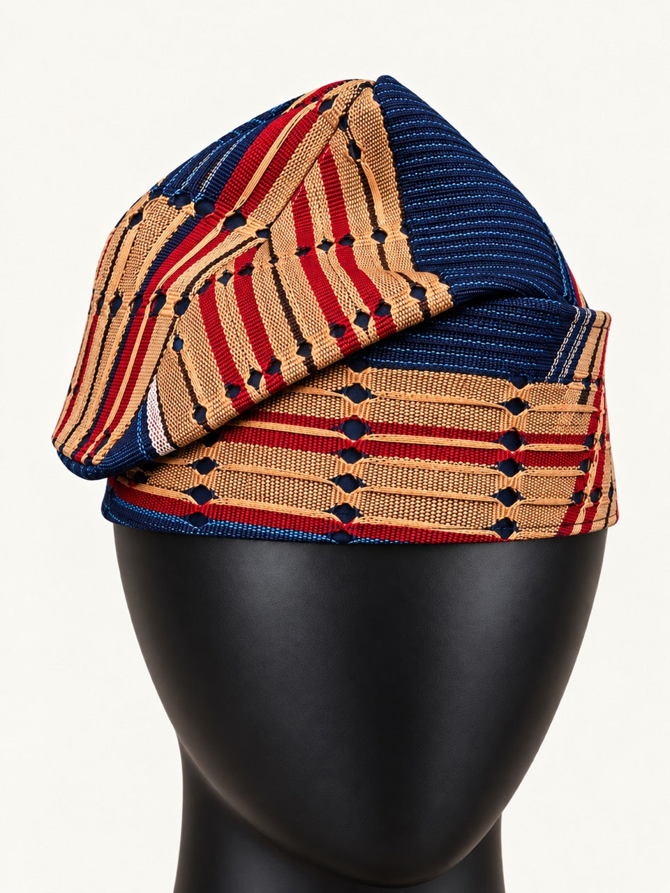 Multicoloured Handmade Yoruba Fìlà Cap — NF-Multicoloured 116