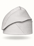 White handmade Yoruba Fìlà cap on display