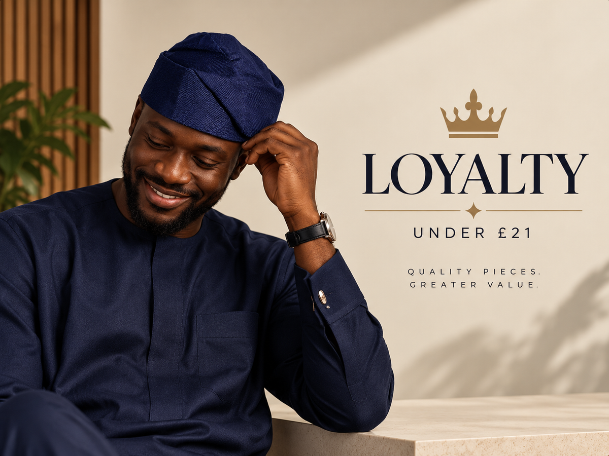 Handmade Yoruba Fìlà caps under £21